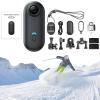 POV Camera, Wearable Action Body Camera, 4K Pocket Action Cam, 170 Wide Angle, for Cycling, Diving, Skiing (Black 4k,128G) view 1