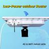 Bewinner 12W Solar Powered 4G LTE Router, IP66 Water Proof, 300Mbps WiFi Booster with SIM Slot for Off Grid RV Farm, Outdoor Solar WiFi Extender, 18000mAh 7 Day Power(150M Range) (Black Antennae) view 2