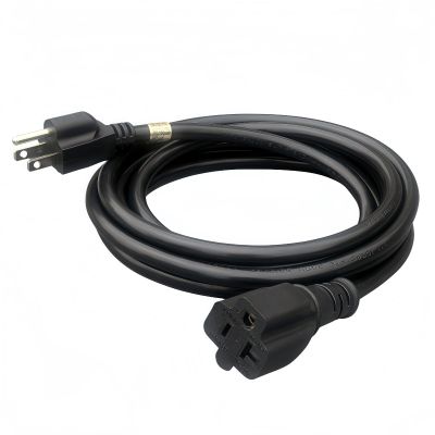 10-Feet 15 Amp Household AC Plug to 20 Amp T Blade Adapter Cable14AWG 10-Foot 15 Amp to 20 Amp Plug Adapter Cord Nema 5-15P to 5-15R/5-20R 20Amp Comb AC Power Cord, Black