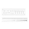 LJSM Lab Microscope Slides 65x100mm Standard Point Gauge Film Ruler Line Width Diameter Microscope Parts(6) view 1