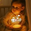 MDPrints Global Personalized Baby Gifts, Personalized Night Light for Kids, Baptism Night Light with Wooden Base, Bedroom Decor, Nursery Light, Baptism Gifts for Girl Boys (Baptism DK02) view 2