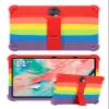 11" Case for TCL NXTPAPER 11 Gen 2 Android Tablet (Model 9465X), FJIASTB Soft Silicone Kids Friendly Cover with Adjustable Stand, Drop-Proof (Rainbow) view 1