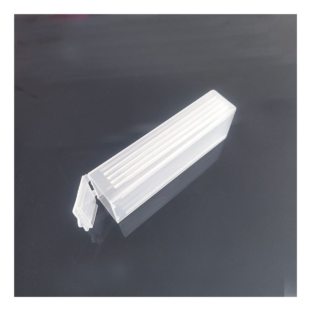 LJSM Lab Microscope Slides 5Pcs 1mm Thickness Blank Microscope Glass Slides Reusable Laboratory Microscope Parts(1pcs Box)