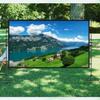 GXYNMC 84 in Portable Outdoor Projector Screen with Stand, 16:9 HD 4K Wrinkle-Free Movie Screen with Carry Bag, for Home Theater Backyard Party view 2