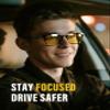 TIJN Night Driving Glasses, Anti-Glare Night Vision Glasses for Driving Women Men, UV Protection, Ultra-Light TR90, Yellow Lens, 2 Pack view 4