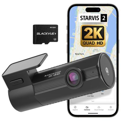BlackVue Elite 8-1CH 512GB Dash Cam  2K QHD Front Camera with STARVIS 2 Sensor, HDR, Smart Parking Mode, Power Saving, Event Detection, GPS, G-Sensor, USB-C Installation