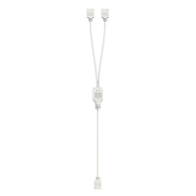 mangxiyis 1-5PCS ARGB Chassis Fan Splitter 5V 3PIN Connector 1 to 2/3/4 Computer Motherboard Extension Cable 30cm Splitter(2PCS,1 to 2 White)