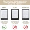 MOROCK Slim Case for 6" Kindle Paperwhite 10th Generation 2018 Release(Model No. PQ94WIF), Premium Lightweight PU Leather and PC Clear Acrylic Back Cover, Auto Wake/Sleep E-Reader, Oat Coffee view 2