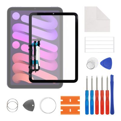 New SwarKing New Touch Screen Digitizer Replacement for iPad mini 6 Gen 2021 A2568 A2569 with Free Repair Tools Kit.(No LCD Display)