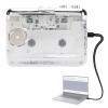 LAISANIM Retro Portable Cassette Player Recorder & MP3 Converter, Auto Rewind, Stereo Headphones Included, Noise Reduction, for Music Lovers (Transparent) view 1