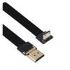 Treayes Camera HDMI Aerial Photography line Standard Male C Female Bend up and Down Ultra Thin high-Definition line Expansion(10CM,A2-C4) view 3