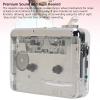 Portable Cassette Tape Player, USB Cassette to MP3 Converter with 3.5mm Noise Canceling Headphone for PC Laptop Transparent view 3