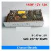 145w 12v Switching Power Supply 12a Single Output 220v Input S-145w-12v for Led Strip Light Regulate Ac to Dc Smps view 2