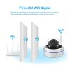 QDVOPHZA 5MP 3MP WiFi Camera Video Surveillance Audio Record Dome Vandal-Proof Waterproof Outdoor IP Camera Email Alert(2.8mm,3MP with 1A n 64G) view 3