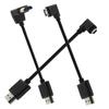 Treayes 90 Degree Elbow Right Angle 4K high-Definition Cable hdmi Cable Version 2.0 Computer to TV Projector Connection Ultra fine Wire(1M,AMST-CMST) view 2