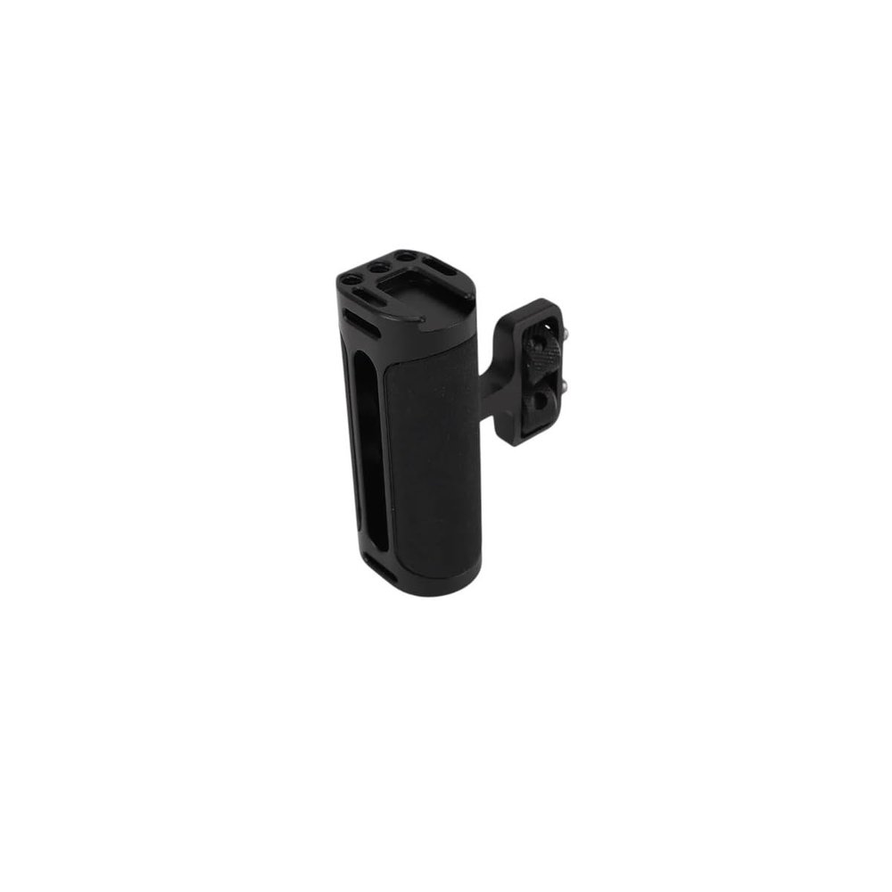 Camera Cage Side Handle Universal Cold Shoe Mount Camera Cage Handle Grip M4 Hex Wrench Up and Down Adjustable for Photography