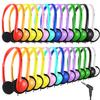 Gaosen Bulk Class Set Headphones 30 Pack for Classroom Students KidsAdjustable School Earphones On Ear with 3.5mm Jack for Teachers Children Toddler Boys Girls Teens Adult(GS857, Mixed) view 1