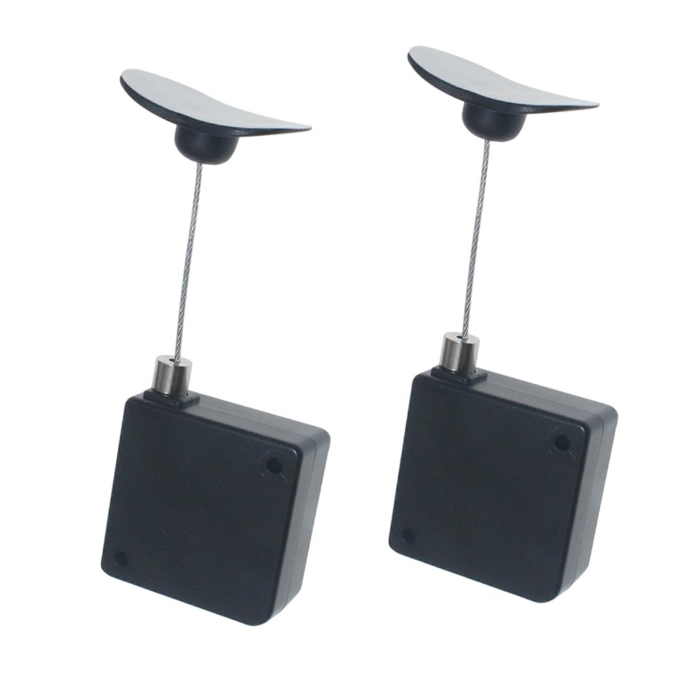 CATHATRR Pack of 1/2/4 Retractable Remote Control Tethers with Adjustable Leashes for TVs and DVDs Prevents Loss Remote Tethers