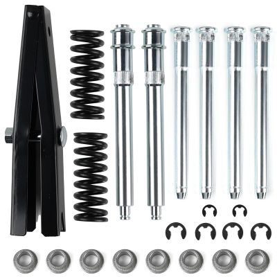 Door Hinge Pin and Bushing Repair Kit with Spring Fits 1988-2002 Chevy GMC C1500 C2500 C3500 K1500 K2500 K3500 Suburban Tahoe Yukon Escalade Front Upper Door Alignment Fix Kit