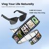 QJF Camera Sunglasses for Cycling, 1080P HD Recording Glasses for Outdoor Sports, Hands-Free Video Glasses with Voice Control & UV Protection, App Live Preview view 2