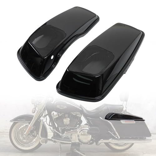 Aoicils Glossy Black 6x9 Speaker Lids CVO Style Compatible for Harley Touring Saddlebags Road King, Road Glide, Street Glide, Ultra Limited, Electra Glide 2014-up