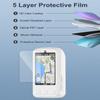YAJOJO For Wahoo ELEMNT ROAM V3 GPS Cycling/Bike Computer Screen Protector (2 pack) and Soft Silicone Case Cover,Anti-Scratch & Anti-vibration & Transparent, High Definition Full Coverage.(WHITE) view 3