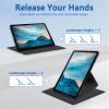 Case for Kindle Scribe 10.2(2022/2024 Release),PU Leather Folio Cover with Auto Sleep/Wake,Multi-Angle Stand,Protective Case for Kindle Scribe,Glittering Snowflakes view 3
