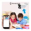LNBBEQ 8MP 4K 5MP 4MP IP Camera POE Outdoor Waterproof H.265 Security Surveillance Bullet CCTV Camera Motion Detection Camera(6mm,4MP POE) view 3
