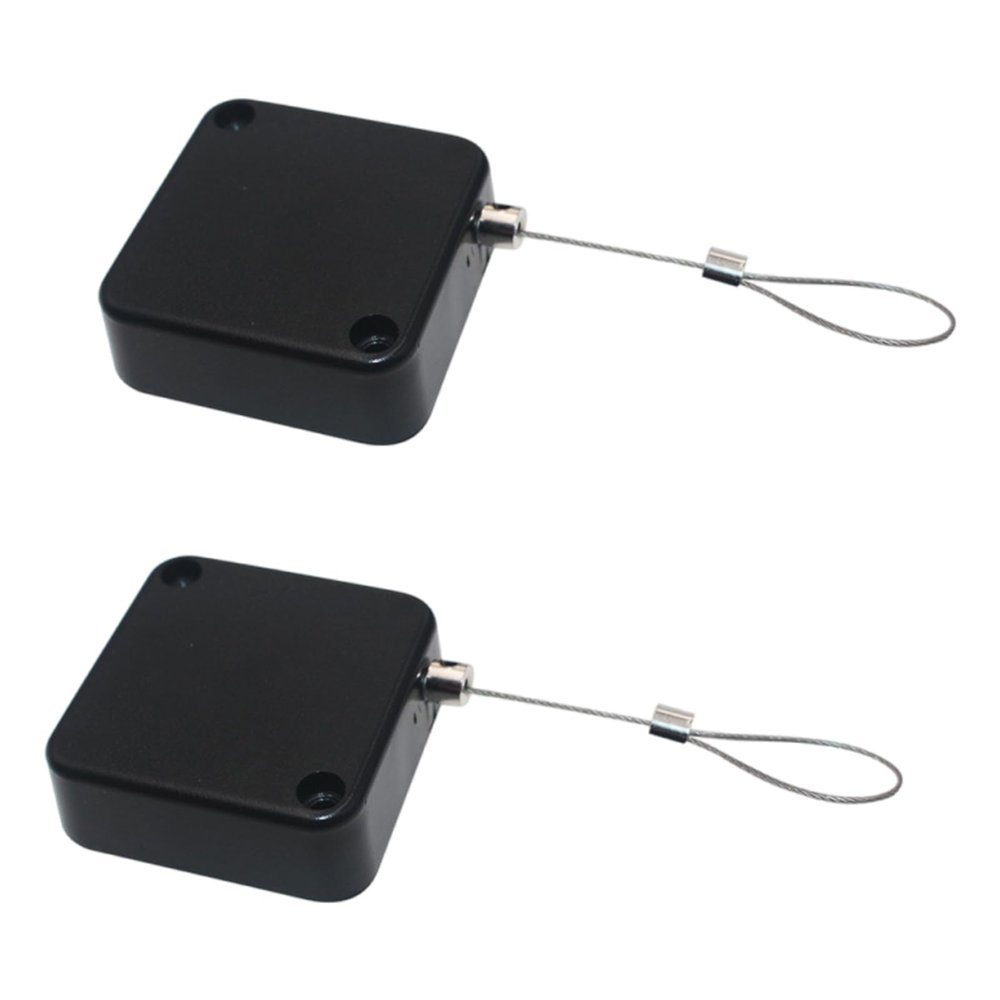 CATHATRR 1/2/4Pcs Retractable Remote Tethers Leashes for TVs and DVDs Keep Remote Safe and Secure Control Tether