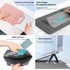 2-in-1 Laptop Case & Desk Mat Mouse Pad: 12-15.6 Inch Slim Computer Sleeve Bag for Women Men, Portable Laptop Cover with Handle & Inner Pocket, Ideal Gift(Orange, 15/16in) view 2