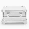 Aluminum Camera Trolley Case, 23 inches Silver Rolling Storage Box Large Carrying Toolbox with Pockets/Inner Dividers for Light Stands, Tripods, Telescopes view 4