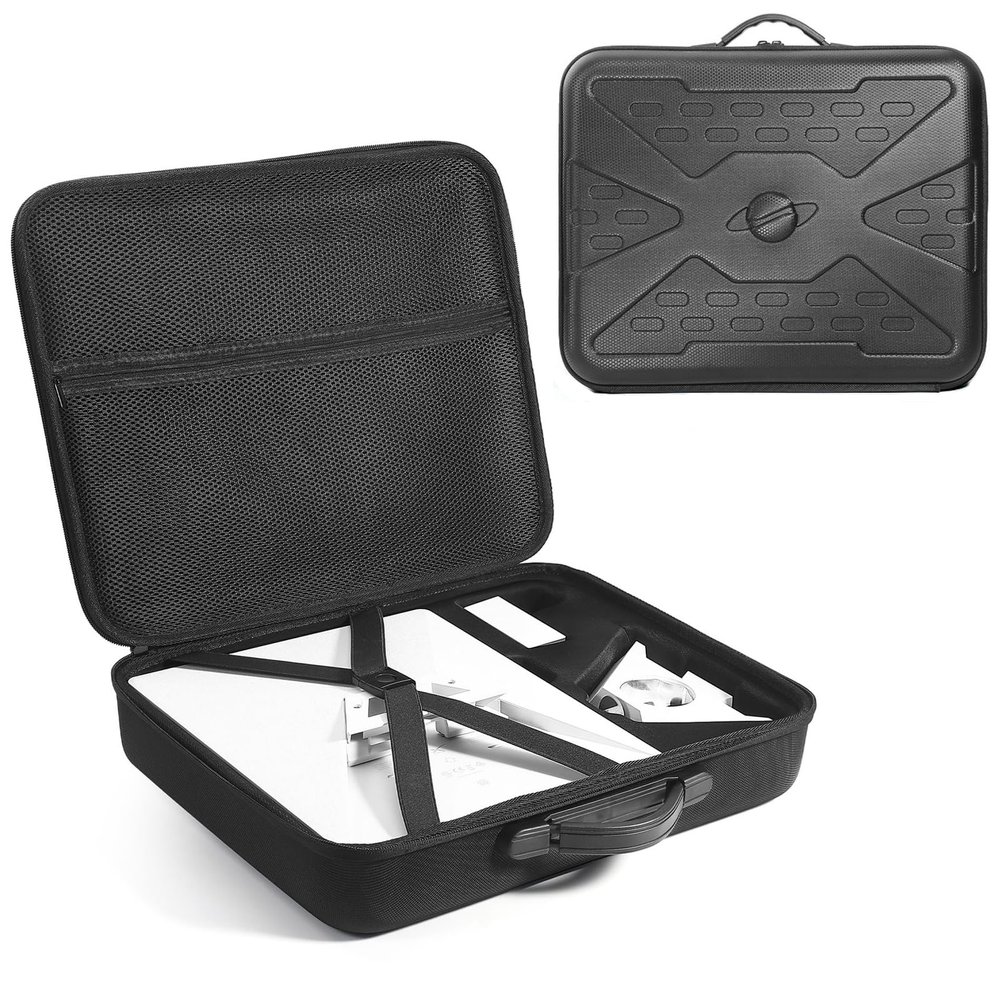 OURHZTB Hard Travel Carrying Case for Starlink Mini Dish, Waterproof Shockproof Protective Case Storage Bag for Mini Starlink, Kickstand, Power Supply, Pipe Adapter, Cables Accessories
