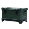 Aluminum Camera Trolley Case, 23 inches Green Rolling Storage Box Large Carrying Toolbox with Pockets/Inner Dividers for Light Stands, Tripods, Telescopes view 3