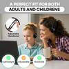 Gaosen Bulk Headphones 50 Pack for Kids School Classroom,Wholesale Wired Adjustable On Ear Earphones Class Set for Students Children Toddler Teens Boys Girls and Adult (GS857, Black) view 4