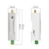 433M RS485 Wireless Narrow Band Modem EWD95M-433N30(485) Modbus 30dbm Long Distance 8KM FEC Din Rail Installation view 3