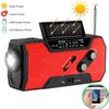 EZAGMWGFB Multifunctional Hand Crank Weather Radio with LED Flashlights, SOS Alarm, Cell Phone Charger, AM/FM/NOAA Radio, Ideal for Emergencies view 2
