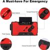 EZAGMWGFB Multifunctional Hand Crank Weather Radio with LED Flashlights, SOS Alarm, Cell Phone Charger, AM/FM/NOAA Radio, Ideal for Emergencies view 4