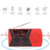 HCUCTOS Emergency Radio, 2000mAh Portable Hand Crank Solar Weather Radio with LED Flashlight & Reading Lamp, SOS Alarm for Home Camping Survival view 2