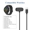 AK USB C Charger Compatible with Amazfit Bip 5/3 / 3 Pro/Bip U, GTS 4 2 Mini / 2e, GTR 2 Mini / 2e, Amazfit T-Rex Pro, Active, Replacement Smart Watch Charging Cable Cord, 3.3FT/1M view 2