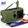 HCUCTOS 3 in 1 Outdoor Solar Emergency Radio - Hand Crank NOAA Weather Portable 2200mAh USB Charger LED Flashlights -for Camping Hurricane view 2