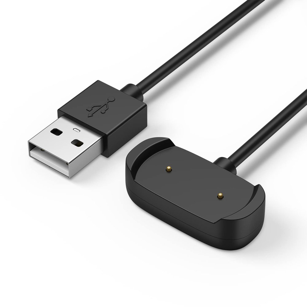 AK USB A Charger Compatible with Amazfit Bip 5/3 / 3 Pro/Bip U, GTS 4 2 Mini / 2e, GTR 2 Mini / 2e, Amazfit T-Rex Pro, Active, Replacement Smart Watch Charging Cable Cord, 1.64FT/50CM