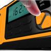 HCUCTOS Hand-cranked Emergency Solar Outdoor Waterproof WB Radio with Reading Light Flashlight Charging Treasure view 2
