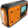 HCUCTOS Hand-cranked Emergency Solar Outdoor Waterproof WB Radio with Reading Light Flashlight Charging Treasure view 3