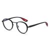 LJCZKA Photochromic Blue Light Blocking Glasses for Women Men Round Glasses Circle Frame Computer Anti Glare Eyeglasses (Black) view 1