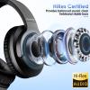 USB C Over Ear Headphones Wired,USB-C/Type C Wired Headphones with Microphone, Foldable & Lightweight Headset with In-line Control, HD Stereo Sound for iPhone 15-16/Samsung/Type-C Laptop/Tablet,Black view 2