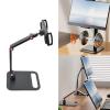 CATHATRR Adjustable Aluminum Portable Monitor Stand for 4.7inch-18inch Screens Phones/Tablets with 360Rotation & Antislip Base Aluminum Adjustable Monitor Stand view 2