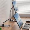 CATHATRR Adjustable Aluminum Portable Monitor Stand for 4.7inch-18inch Screens Phones/Tablets with 360Rotation & Antislip Base Aluminum Adjustable Monitor Stand view 3