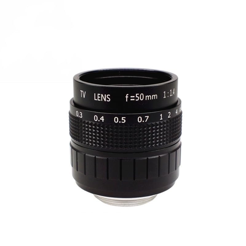 50mm Industrial Lens 2/3 Inch C-Mount Manual Iris