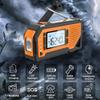 EZAGMWGFB Emergency Weather Radio Portable Solar Hand Crank AM/FM/NOAA Radio 4 Power Sources with LCD Screen SOS Alarm Corkscrew, for Outdoor Emergency view 2