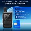Lifetime Free Global Walkie Talkies Long Range, POC-1 Lite, 4G LTE Unlimited Range POC Two-Way Radios with Bluetooth & APP, 3000mAh Rechargeable Walkie Talkies, Support User Self-Group Creation view 2